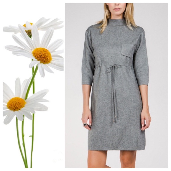 The Joann Comfy Textured Mini Sweater Dress - Picture 5 of 10